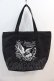 画像1: Physical Drop / Fastener Tote Bag  黒Ｘ白 I-25-01-13-052-LO-BG-HD-ZT443 (1)