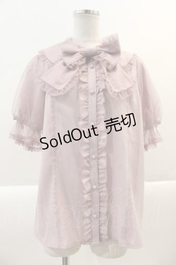 画像1: axes femme kawaii / ロマンティックフリルブラウス  ピンク I-25-01-13-064-AX-BL-HD-ZI