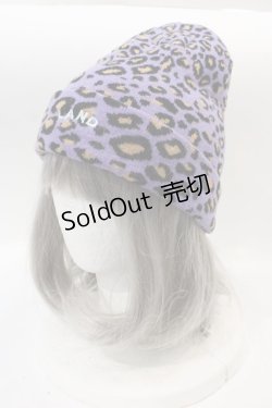 画像3: 【SALE】LAND by MILKBOY / レオパードビーニー  パープル I-25-01-13-019-MB-AC-HD-ZT437