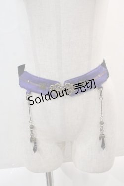 画像1: Ozz oneste / 蝶モチーフベルト  黒 I-25-01-16-044-OO-ZA-HD-ZT0213S