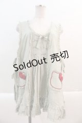 PINK HOUSE / Hello Kitty Shape Pocket Apron  ミント I-25-01-16-066-LO-TO-HD-ZI