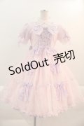 Angelic Pretty / Puffギンガムワンピース  ピンクＸラベンダー I-25-01-16-070-AP-OP-HD-ZY