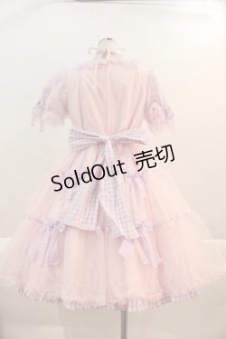 画像2: Angelic Pretty / Puffギンガムワンピース  ピンクＸラベンダー I-25-01-16-070-AP-OP-HD-ZY