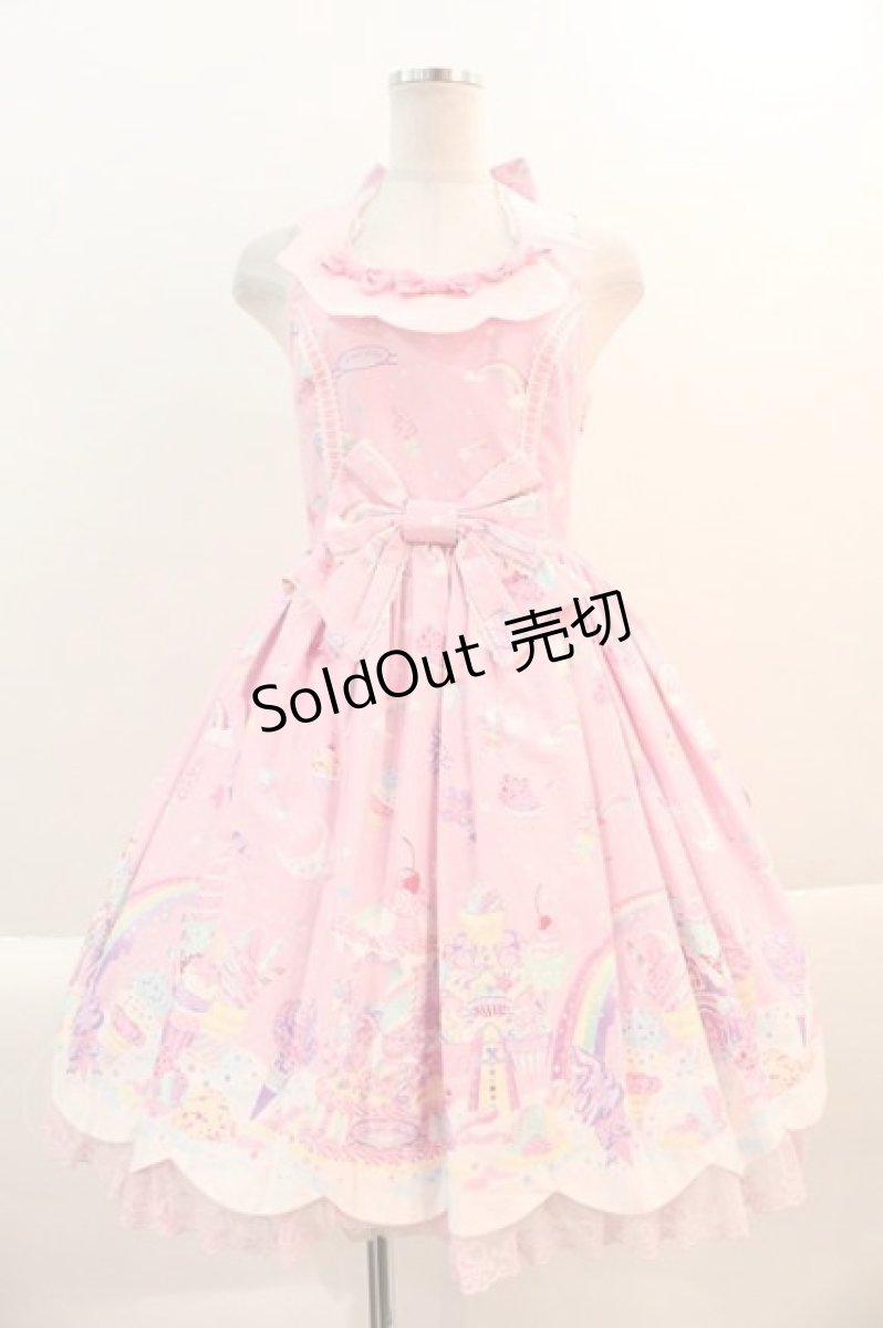 画像1: Angelic Pretty / MilkyPlanetジャンパースカート  ピンク I-25-01-16-071-AP-OP-HD-ZI (1)