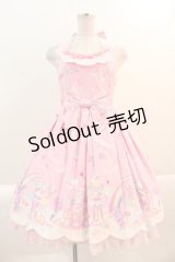 Angelic Pretty / MilkyPlanetジャンパースカート  ピンク I-25-01-16-071-AP-OP-HD-ZI
