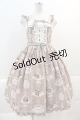 Angelic Pretty / Chocolate Teatimeジャンパースカート  ブラウン I-25-01-16-074-AP-OP-HD-ZY