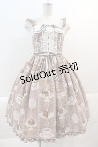 Angelic Pretty / Chocolate Teatimeジャンパースカート  ブラウン I-25-01-16-074-AP-OP-HD-ZY