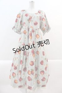 PINK HOUSE / HELLO KITTY Patterned Long One-piece  ハッカ I-25-01-16-094-LO-OP-HD-ZS