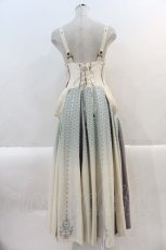 画像2: Ozz oneste / 裾刺繍サス付き袴スカート  アイボリーＸラベンダー I-25-01-16-118-OO-PA-HD-ZS (2)