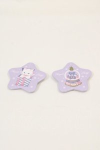 Angelic Pretty / G Fancy Ornament缶バッジSet  ラベンダー I-25-01-16-033-AP-ZA-HD-ZI