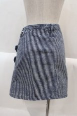 画像2: 【SALE】no future / ストライプスカート S 青Ｘ白 I-25-01-18-094-PU-SK-HD-ZT082 (2)