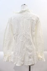 画像2: 【SALE】INGEBORG / フリルオーバーブラウス M アイボリー I-25-01-20-064-LO-BL-HD-ZT051 (2)