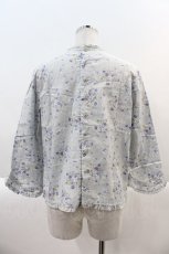 画像2: 【SALE】PINK HOUSE / 花pt後ろボタンブラウス  ライトブルー I-25-01-20-070-LO-BL-HD-ZT226 (2)