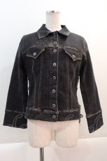 画像1: 【SALE】INGEBORG / サイド編み下げGジャン LL インディゴ I-25-01-20-118-LO-JA-HD-ZTC018 (1)