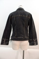 画像2: 【SALE】INGEBORG / サイド編み下げGジャン LL インディゴ I-25-01-20-118-LO-JA-HD-ZTC018 (2)