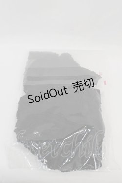 画像2: PINK HOUSE / ローンフリルカフスセット  黒 I-25-01-20-027-LO-ZA-HD-ZI