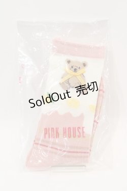 画像1: PINK HOUSE / ハニーレモンテディソックス  ピンク I-25-01-20-031-LO-ZA-HD-ZI
