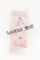 PINK HOUSE / ハートローズソックス  ピンク I-25-01-20-034-LO-ZA-HD-ZI