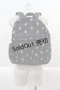 NieR Clothing / BACKPACK 【ハンギョドン×NieRちゃん】  黒Ｘ青 I-25-01-21-110-PU-BG-HD-ZT-K020