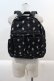 画像1: NieR Clothing / BACKPACK 【ハンギョドン×NieRちゃん】  黒Ｘ青 I-25-01-21-110-PU-BG-HD-ZT-K016 (1)