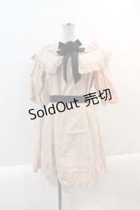 axes femme kawaii / コットンドールワンピース  ピンクＸ黒 I-25-01-21-036-AX-OP-HD-OS