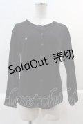 MIHO MATSUDA / ドクロ刺繍ベルベットカーディガン  黒 I-25-01-24-004-GO-TO-HD-ZI