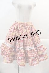 Angelic Pretty / いちごBread Bakery CafeスカートSet  赤 I-25-01-24-072-AP-SK-HD-ZI