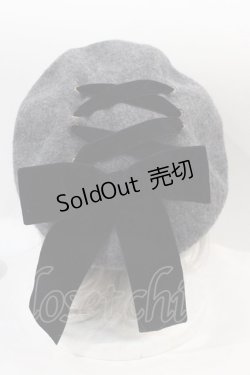 画像3: m petit by misako / AMクロミリボンベレー  グレー I-25-01-24-096-LO-AC-HD-ZT-K011