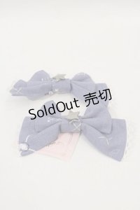metamorphose / HAT twinkle journeyリボンクリップ  スモーキーサックス I-25-01-24-101-ME-AC-HD-ZI