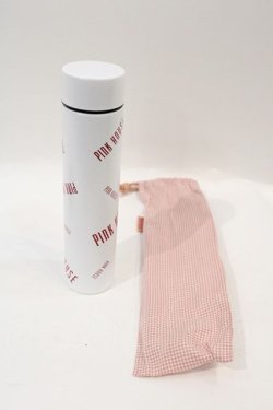 画像2: PINK HOUSE / ロゴ入りポケットサーモボトル  ピンク I-25-01-24-115-LO-ZA-HD-ZI