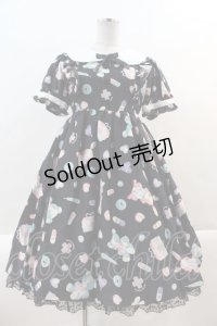 Angelic Pretty / Fancyホスピタルワンピース  黒 I-25-01-24-017-AP-OP-HD-ZY