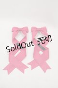 LOTUS ribbon / ツインリボンバレッタ  ピンク I-25-01-26-088-EL-AC-HD-ZI