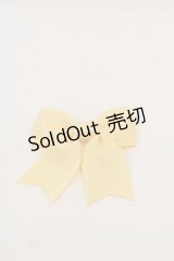 LOTUS ribbon / ミニリボンブローチ  イエロー I-25-01-26-091-EL-AC-HD-ZT437-F005