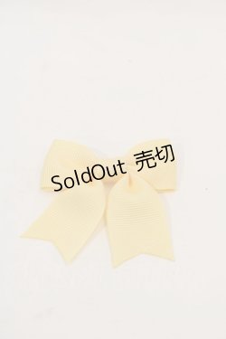 画像1: LOTUS ribbon / ミニリボンブローチ  イエロー I-25-01-26-091-EL-AC-HD-ZT437-F005