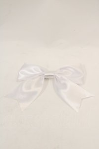 LOTUS ribbon / リボンブローチ  白 I-25-01-26-093-EL-AC-HD-ZT437-F006