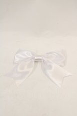 画像1: 【SALE】LOTUS ribbon / リボンブローチ  白 I-25-01-26-093-EL-AC-HD-ZT437-F006 (1)