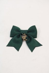 LOTUS ribbon / ミニリボンブローチ  グリーン I-25-01-26-104-EL-AC-HD-ZT437-F006