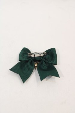 画像2: LOTUS ribbon / ミニリボンブローチ  グリーン I-25-01-26-104-EL-AC-HD-ZT437