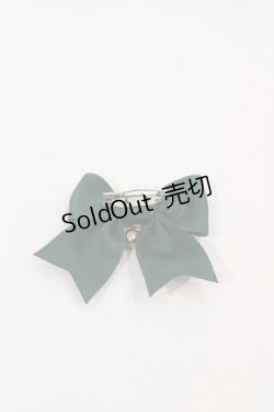 画像2: LOTUS ribbon / ミニリボンブローチ  グリーン I-25-01-26-104-EL-AC-HD-ZT437-F006