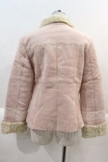 画像2: 【SALE】PINK HOUSE / ボア&スウェードハーフコート M ピンク I-25-01-26-038-LO-CO-HD-ZTC018 (2)