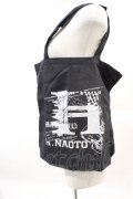 h.NAOTO / トートバッグ  黒 I-25-02-04-048-HN-BG-HD-ZT-K013