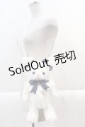 BABY,THE STARS SHINE BRIGHT / BAG ねこくみゃポシェット  白Ｘ青 I-25-02-04-053-BA-BG-HD-ZI