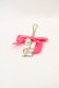 画像1: Maison de FLEUR / イニシャルバッグチャーム  ピンク I-25-02-04-040-LO-ZA-HD-ZT432 (1)