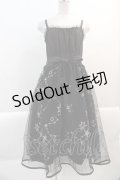 axes femme POETIQUE / シエルエトワール刺繍ワンピース  黒 I-25-02-07-067-AX-OP-HD-ZI