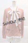 axes femme / JK重ね着風ボータイプルオーバー M オレンジ I-25-02-07-009-AX-TO-HD-ZI