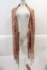 画像1: 【SALE】axes femme / オーナメント柄付属付ストール  アワピンク I-25-02-07-118-AX-ZA-HD-ZT435 (1)