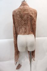 画像2: 【SALE】axes femme / オーナメント柄付属付ストール  アワピンク I-25-02-07-118-AX-ZA-HD-ZT435 (2)