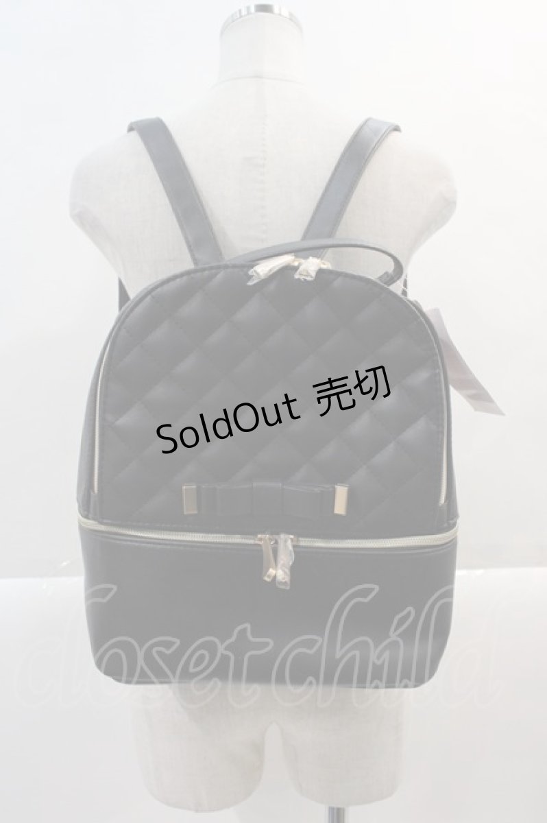 画像1: 【SALE】m petit by misako / リュック  黒 I-25-02-07-119-LO-BG-HD-ZT308 (1)