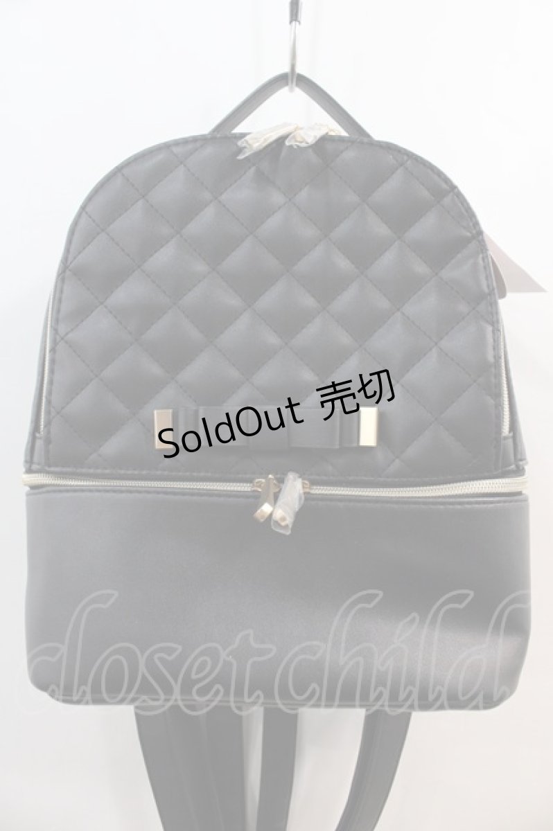 画像2: 【SALE】m petit by misako / リュック  黒 I-25-02-07-119-LO-BG-HD-ZT308 (2)