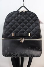 画像2: 【SALE】m petit by misako / リュック  黒 I-25-02-07-119-LO-BG-HD-ZT308 (2)